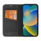 Dux Ducis Skin X2 Case - кожен калъф с поставка и отделение за кр. карти за iPhone 14 Pro Max (черен) 2