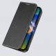 Dux Ducis Skin X2 Case - кожен калъф с поставка и отделение за кр. карти за iPhone 14 Pro Max (черен) 5