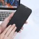 Dux Ducis Skin X2 Case - кожен калъф с поставка и отделение за кр. карти за iPhone 14 Pro Max (черен) 7