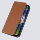 Dux Ducis Skin X2 Case - кожен калъф с поставка и отделение за кр. карти за iPhone 14 Pro (кафяв) 5
