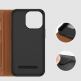 Dux Ducis Skin X2 Case - кожен калъф с поставка и отделение за кр. карти за iPhone 14 Pro (кафяв) 8
