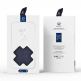 Dux Ducis Skin X2 Case - кожен калъф с поставка и отделение за кр. карти за iPhone 14 Pro (син) 4