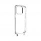 SwitchEasy Play Lanyard Angel Case - хибриден удароустойчив кейс с връзка за носене за iPhone 14 Pro (прозрачен)  1
