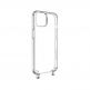 SwitchEasy Play Lanyard Elegant Case - хибриден удароустойчив кейс с връзка за носене за iPhone 14 (прозрачен)  2