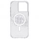 CaseMate Karat Touch MagSafe Case - дизайнерски удароустойчив кейс с истински перли и MagSafe за iPhone 14 Pro Max (прозрачен) 3