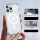 Joyroom Magnetic Defender Series Magsafe Case - хибриден удароустойчив кейс с вградена поставка за iPhone 14 Pro Max (прозрачен) 3