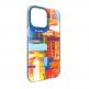 SwitchEasy Artist Impasto Case - дизайнерски хибриден удароустойчив кейс за iPhone 14 Pro Max (шарен)  2
