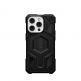 Urban Armor Gear Monarch Pro MagSafe Case - удароустойчив хибриден кейс с вграден магнитен конектор (MagSafe) за iPhone 14 Pro (черен-карбон) 2