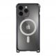 Mageasy Odyssey+ M Metal Black Case With Magsafe - удароустойчив хибриден кейс с Magsafe и връзка с карабинер за iPhone 14 Pro (черен)  1
