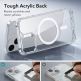 ESR Air Armor HaloLock MagSafe Case - хибриден удароустойчив кейс с MagSafe за iPhone 14 Pro (прозрачен) 4