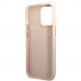 Guess PU 4G MagSafe Leather Hard Case - дизайнерски кожен кейс с MagSafe за iPhone 14 Pro Max (розов) 3