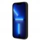 Guess Liquid Silicone Metal Logo Case - силиконов (TPU) калъф за iPhone 14 Pro Max (черен)  2