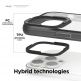 Elago Dual Case - хибриден удароустойчив кейс с за iPhone 14 Pro (прозрачен-черен) 2