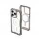 Urban Armor Gear Plyo MagSafe Case - удароустойчив хибриден кейс за iPhone 14 Pro (черен-прозрачен) 1