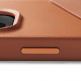 Mujjo Leather Wallet Case - премиум кожен кейс с джоб за кредитна карта за iPhone 14 Pro (кафяв) 8