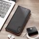 Dux Ducis Hivo Genuine Leather Flip Wallet Case - кожен калъф от естествена кожа с поставка и отделение за кр. карти за iPhone 14 Pro (черен) 17