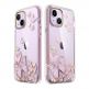 i-Blason Cosmo SupCase Protective Case - удароустойчив хибриден кейс с вграден протектор за дисплея за iPhone 14 Plus (лилав-прозрачен) 1