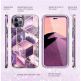 i-Blason Cosmo SupCase Protective Case - удароустойчив хибриден кейс с вграден протектор за дисплея за iPhone 14 Pro Max (лилав) 2