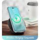 i-Blason Cosmo SupCase Protective Case - удароустойчив хибриден кейс с вграден протектор за дисплея за iPhone 14 Pro Max (син) 2