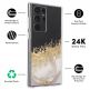 CaseMate Karat Marble Case - дизайнерски удароустойчив кейс със златни нишки за Samsung Galaxy S22 Ultra (прозрачен) 1