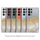 CaseMate Karat Marble Case - дизайнерски удароустойчив кейс със златни нишки за Samsung Galaxy S22 Ultra (прозрачен) 3