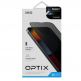Uniq Optix Privacy Full Cover Tempered Glass - калено стъклено защитно покритие с определен ъгъл на виждане за дисплея на iPhone 14 Pro Max (черен-прозрачен) 2