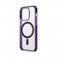 Uniq Combat MagClick Case - хибриден удароустойчив кейс за с MagSafe за iPhone 14 Pro (лилав) 8