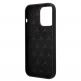 Mercedes-Benz Liquid Silicone Case - дизайнерски силиконов калъф за iPhone 14 Pro Max (черен) 2