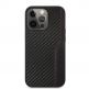 AMG Carbon Effect Leather Case - дизайнерски кожен кейс с висока защита за iPhone 14 Pro Max (черен) 1