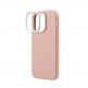 Uniq Lino Liquid Silicone Case - силиконов (TPU) калъф за iPhone 14 Pro (розов) 6