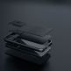 Nillkin Qin Book Pro Leather Flip Case - кожен калъф, тип портфейл за iPhone 14 Pro Max (син) 7