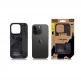 Tactical Camo Troop Cover - хибриден удароустойчив текстилен кейс с лента за ръка за iPhone 14 Pro (черен) 2