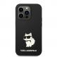 Karl Lagerfeld Liquid Silicone Choupette NFT Case - дизайнерски силиконов кейс за iPhone 14 Pro Max (черен) 1