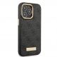 Guess PU 4G MagSafe Leather Hard Case - дизайнерски кожен кейс с MagSafe за iPhone 14 Pro Max (черен) 6