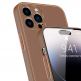 Dux Ducis Yolo Series Case - удароустойчив хибриден кожен кейс за iPhone 14 Pro Max (кафяв) 6