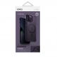 Uniq Combat MagClick Case - хибриден удароустойчив кейс за с MagSafe за iPhone 14 Pro Max (лилав-прозрачен) 4
