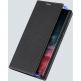 Dux Ducis Skin X2 Case - кожен калъф с поставка и отделение за кр. карти за Samsung Galaxy S23 Ultra (черен) 4