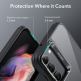 ESR Classic Kickstand Case - хибриден кейс с висока степен на защита за Samsung Galaxy S23 Plus (черен-прозрачен)  5
