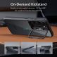 ESR Classic Kickstand Case - хибриден кейс с висока степен на защита за Samsung Galaxy S23 (черен-прозрачен)  1