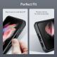 ESR Classic Kickstand Case - хибриден кейс с висока степен на защита за Samsung Galaxy S23 (черен-прозрачен)  6