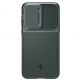Spigen Optik Armor Case - тънък качествен силиконов (TPU) калъф с капак за камерата за Samsung Galaxy S23 (зелен) 1