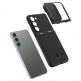 Spigen Optik Armor Case - тънък качествен силиконов (TPU) калъф с капак за камерата за Samsung Galaxy S23 (черен) 10