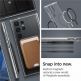 Spigen Ultra Hybrid OneTap MagSafe Case - хибриден кейс с висока степен на защита с MagSafe за Samsung Galaxy S23 Ultra (прозрачен)  11