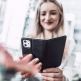 4smarts Flip Case Urban Lite - кожен калъф с поставка и отделение за кр. карта за Samsung Galaxy S23 (черен) 1