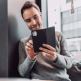 4smarts Flip Case Urban Lite - кожен калъф с поставка и отделение за кр. карта за Samsung Galaxy S23 (черен) 3