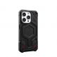 Urban Armor Gear Monarch Pro Kevlar Case - удароустойчив хибриден кейс с MagSafe за iPhone 15 Pro (черен-кевлар) 1