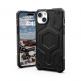 Urban Armor Gear Monarch Pro MagSafe Case - удароустойчив хибриден кейс с MagSafe за iPhone 15 Plus (черен-карбон)