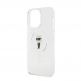 Karl Lagerfeld IML Ikonik Magsafe Case - дизайнерски силиконов кейс за iPhone 15 Pro Max с Magsafe (прозрачен) 5