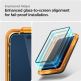 Spigen Glas.tR Align Master Full Cover Tempered Glass 2 Pack - 2 броя стъклени защитни покрития за целия дисплей на iPhone 15 Plus (черен-прозрачен) 7