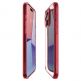 Spigen Ultra Hybrid Case - хибриден кейс с висока степен на защита за iPhone 15 Pro Max (червен-прозрачен) 8